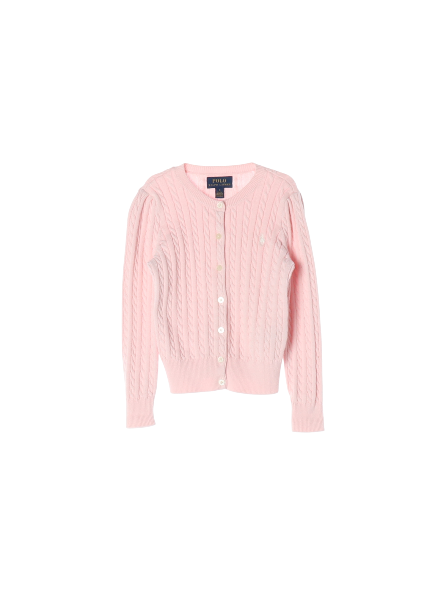 랄프로렌 단추 라벤더 가디건 5y 0