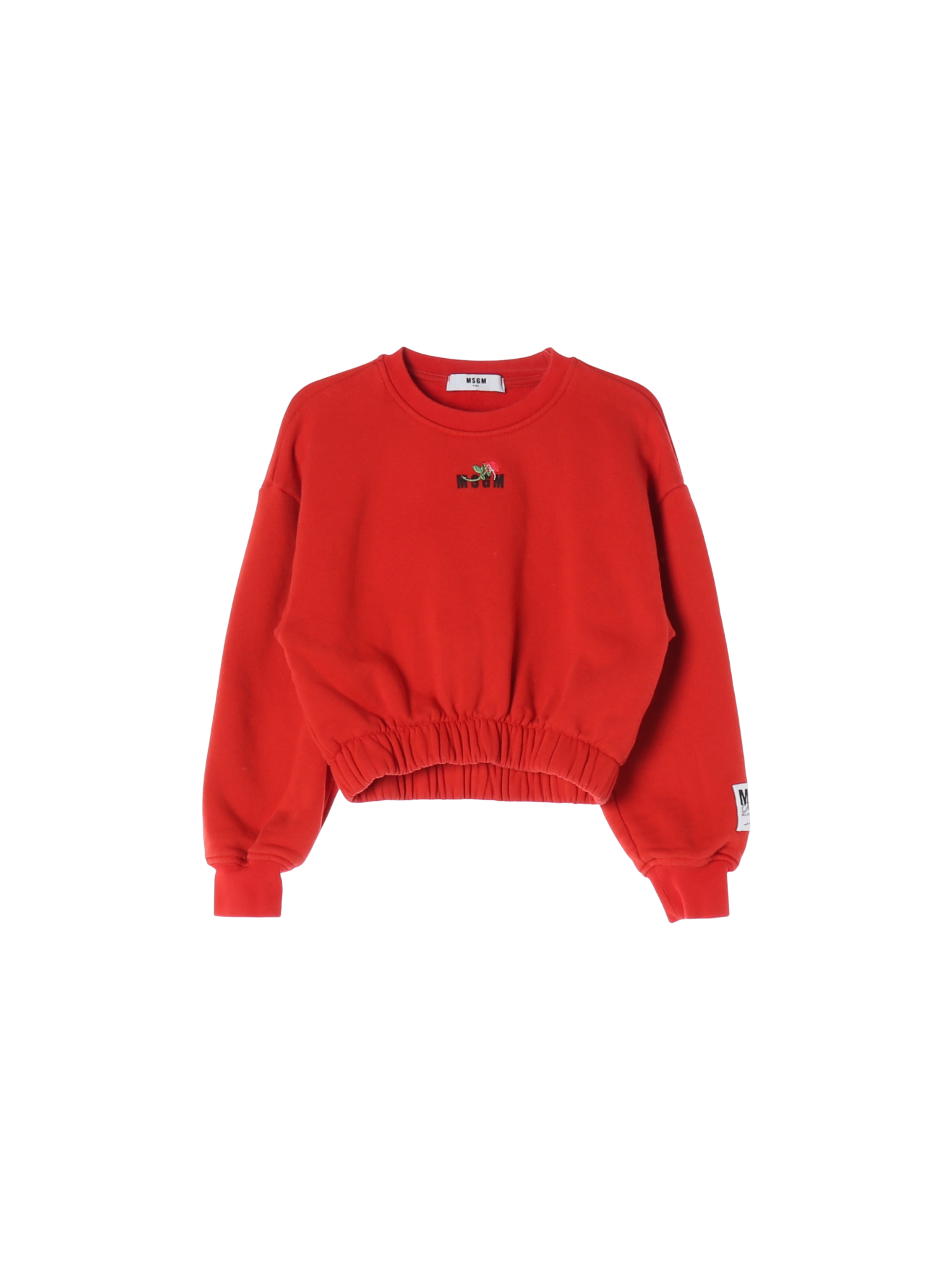 엠에스지엠 드롭숄더 레드 스웨트셔츠 6y 0