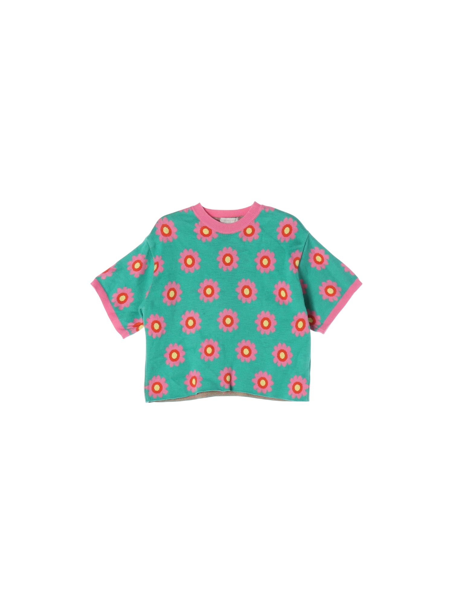 스텔라맥카트니 라인 그린 티셔츠 6y 0