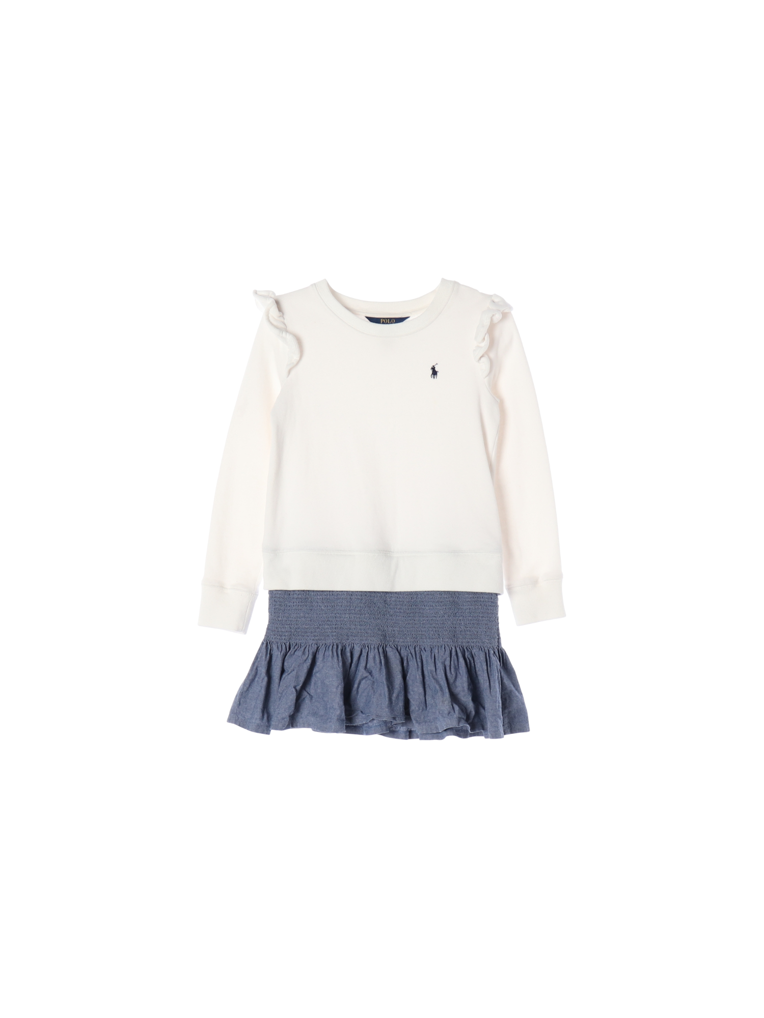 랄프로렌 프릴 화이트 드레스 8-10y 0