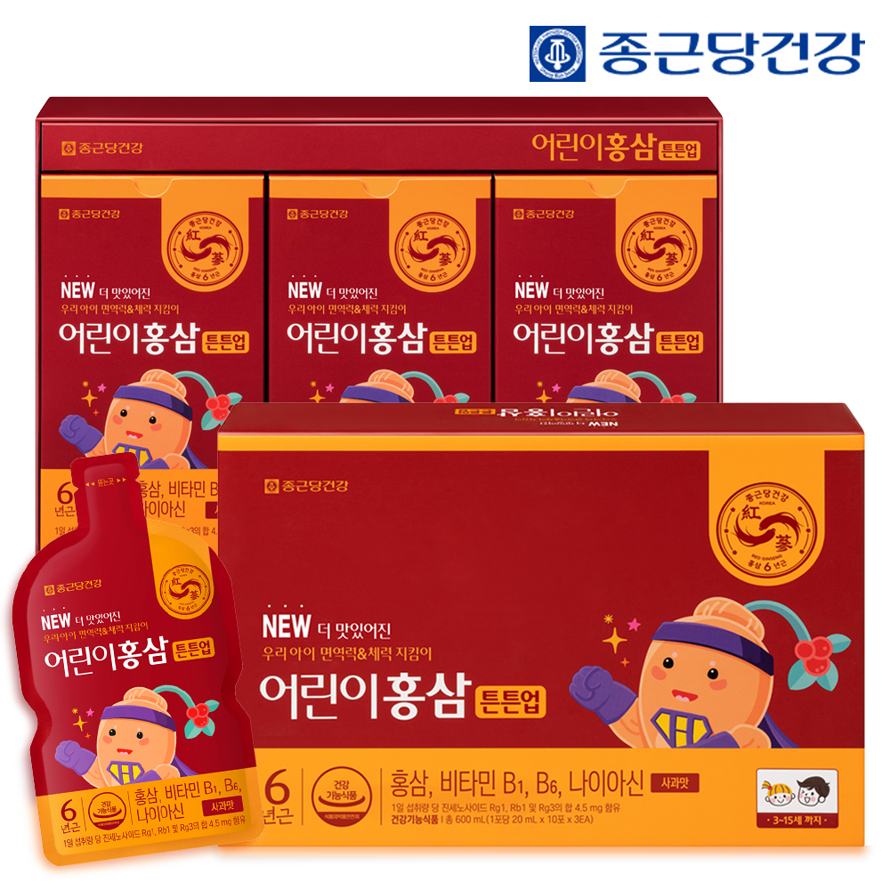 종근당건강 어린이홍삼 튼튼업 30포