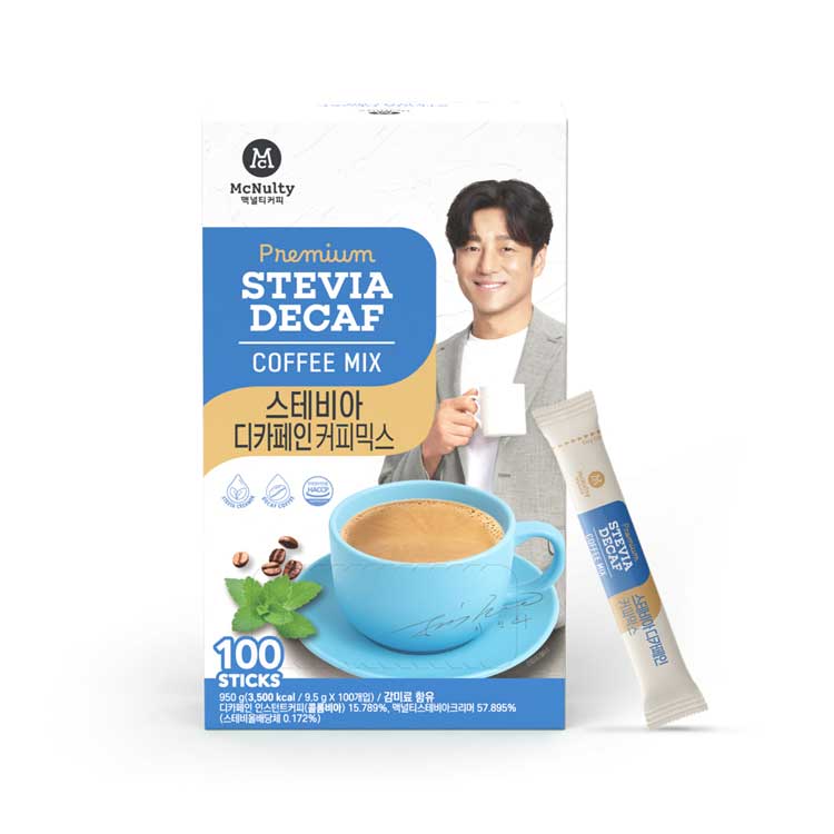 맥널티 당제로 디카페인 스테비아 커피믹스 100개입