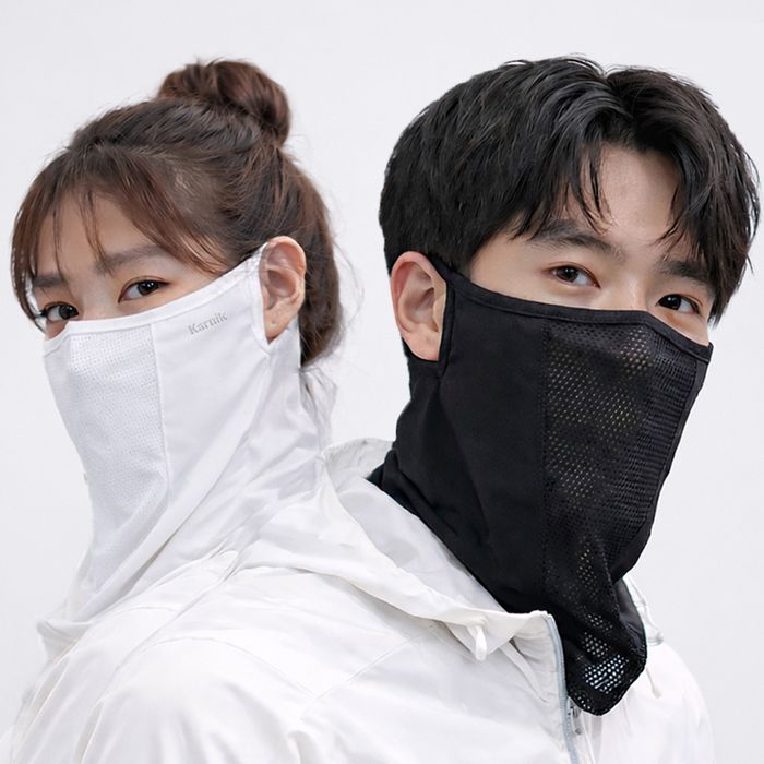 카르닉 자외선차단 마스크 BUVM 일체형 이어홀 쿨링 메쉬 여름러닝