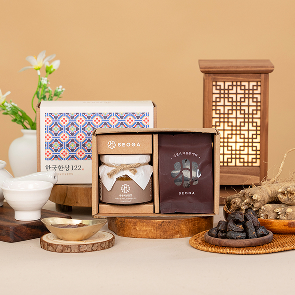 한국한상 (산삼배양근꿀/도라지정과)