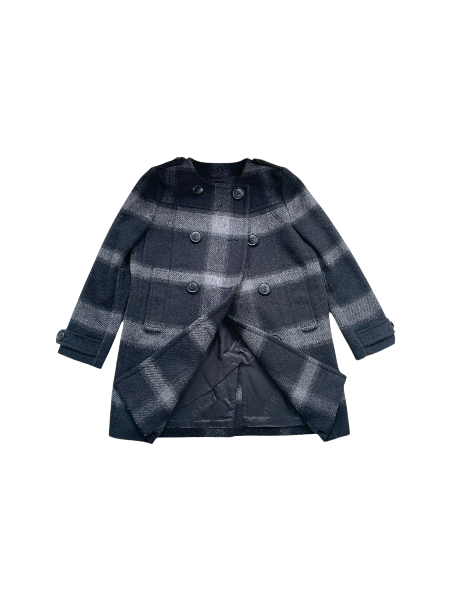 버버리 더블 브레스티드 코트 128cm 0