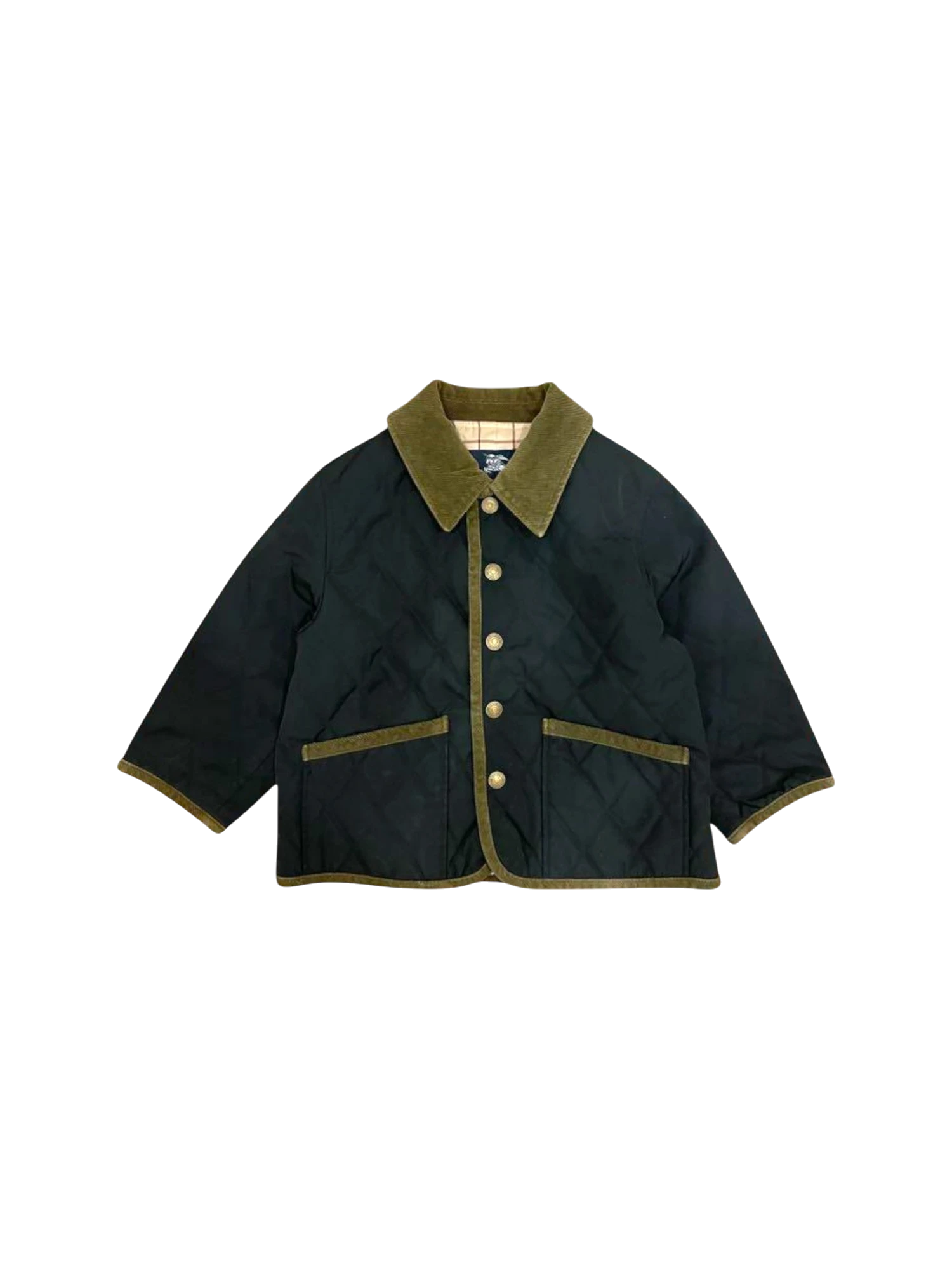 버버리 코듀로이 칼라 자켓 100cm 0