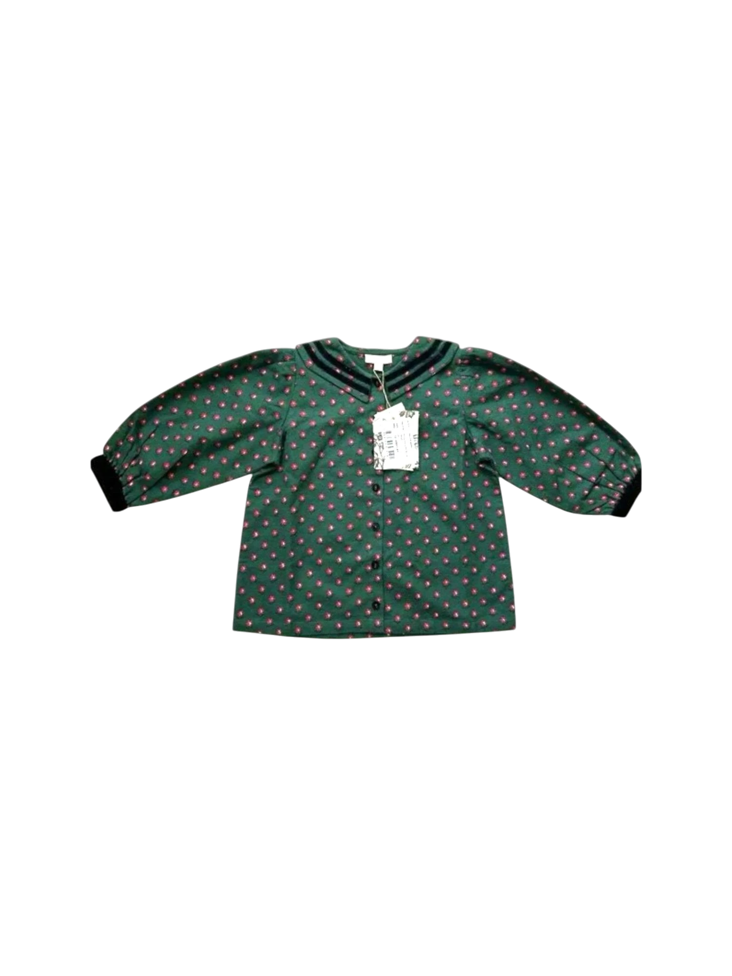 봉주르 SAILOR SHIRT Provencal print 블라우스 8y 0