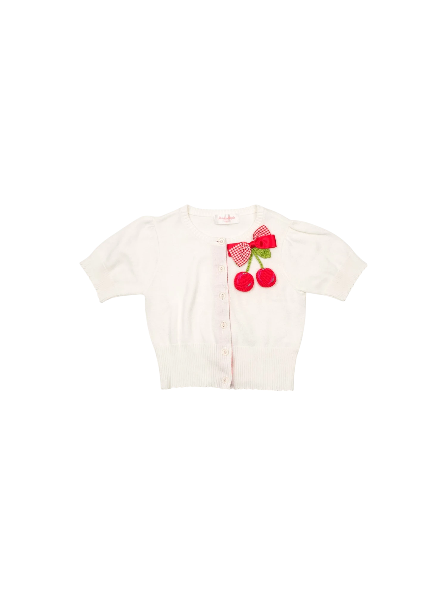 샤리템플 체리 반팔 가디건 120cm 0
