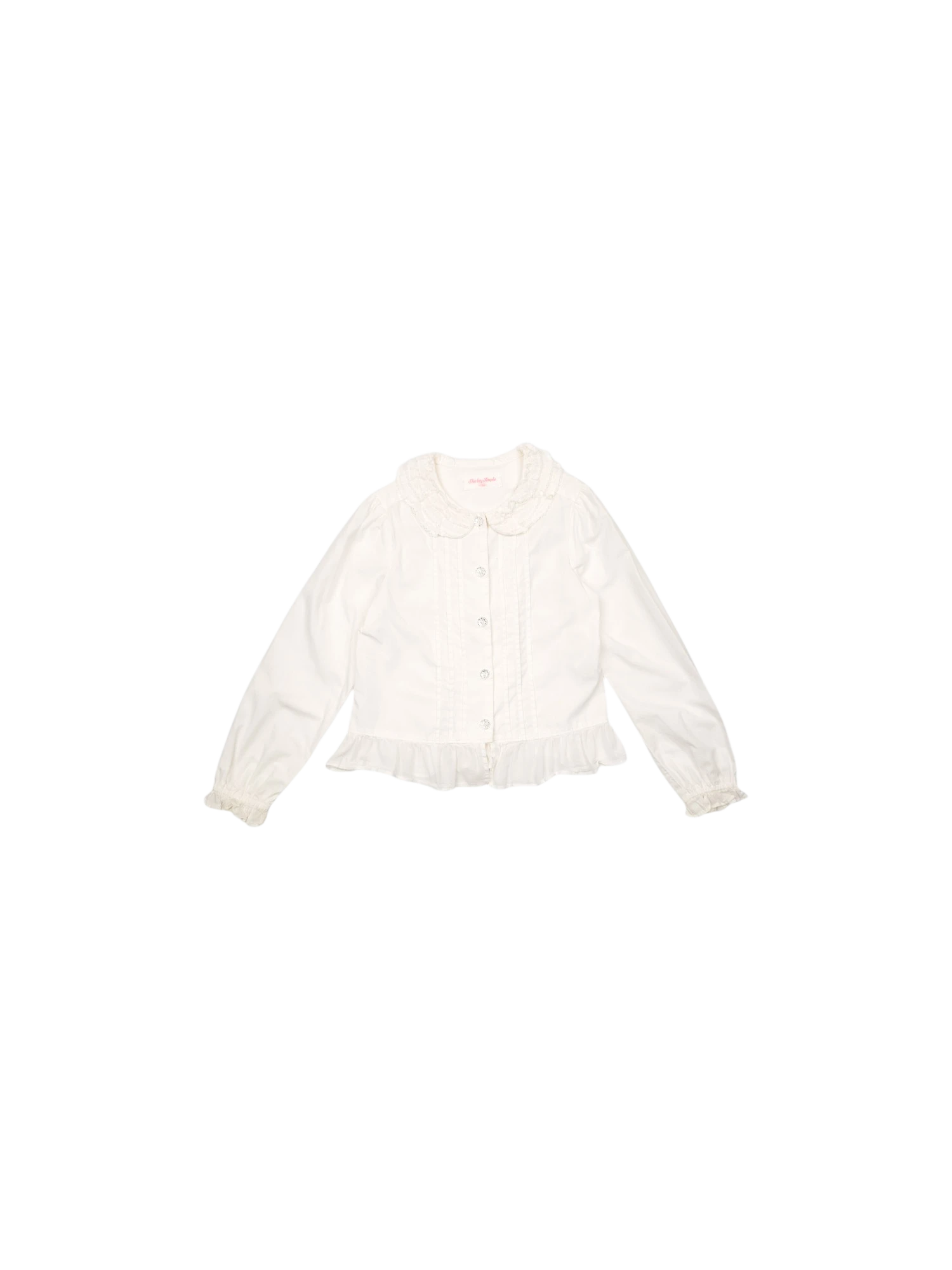 샤리템플 프릴 화이트 블라우스 130cm 0