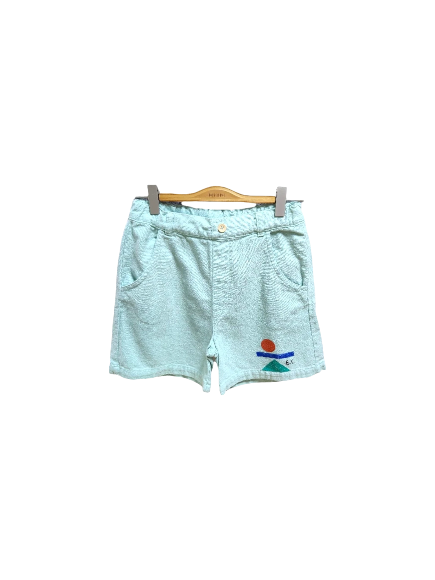 보보쇼즈 프린팅 반바지 아쿠아블루 8y 0