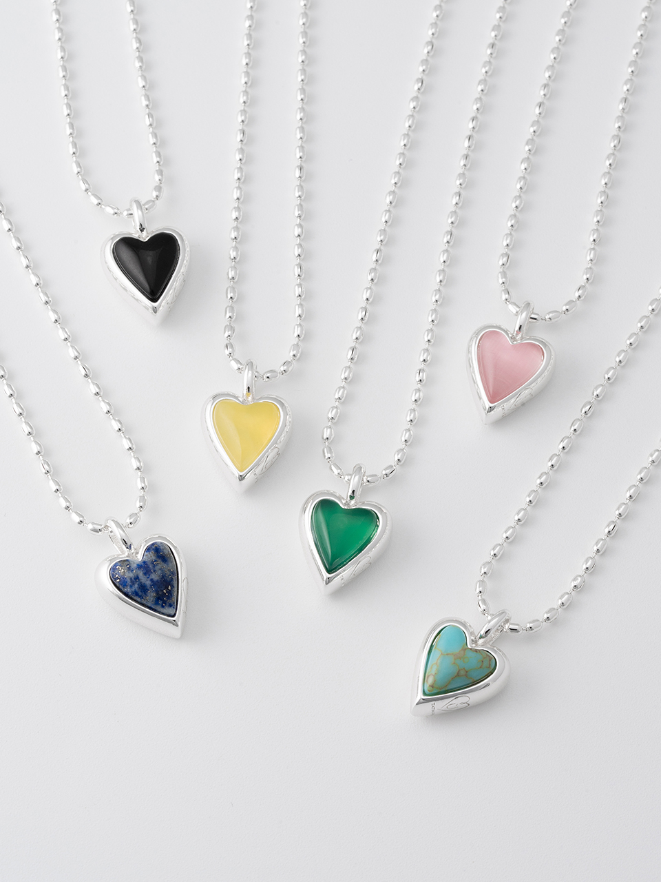 ☆TATIANA☆ Colored Heart Necklace NZ2024 Colored Heart Necklace NZ2024