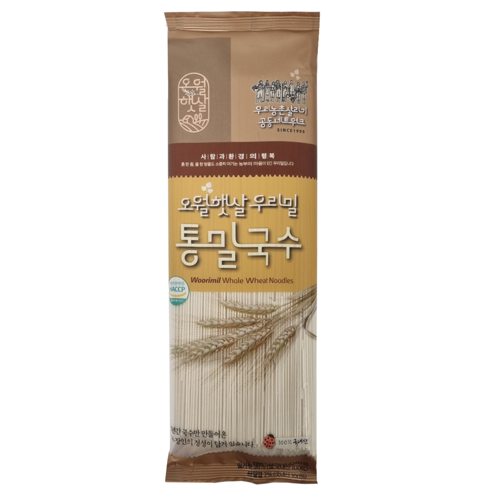 [김제시_우리농촌살리기] 우리밀 통밀국수 400g 2묶음