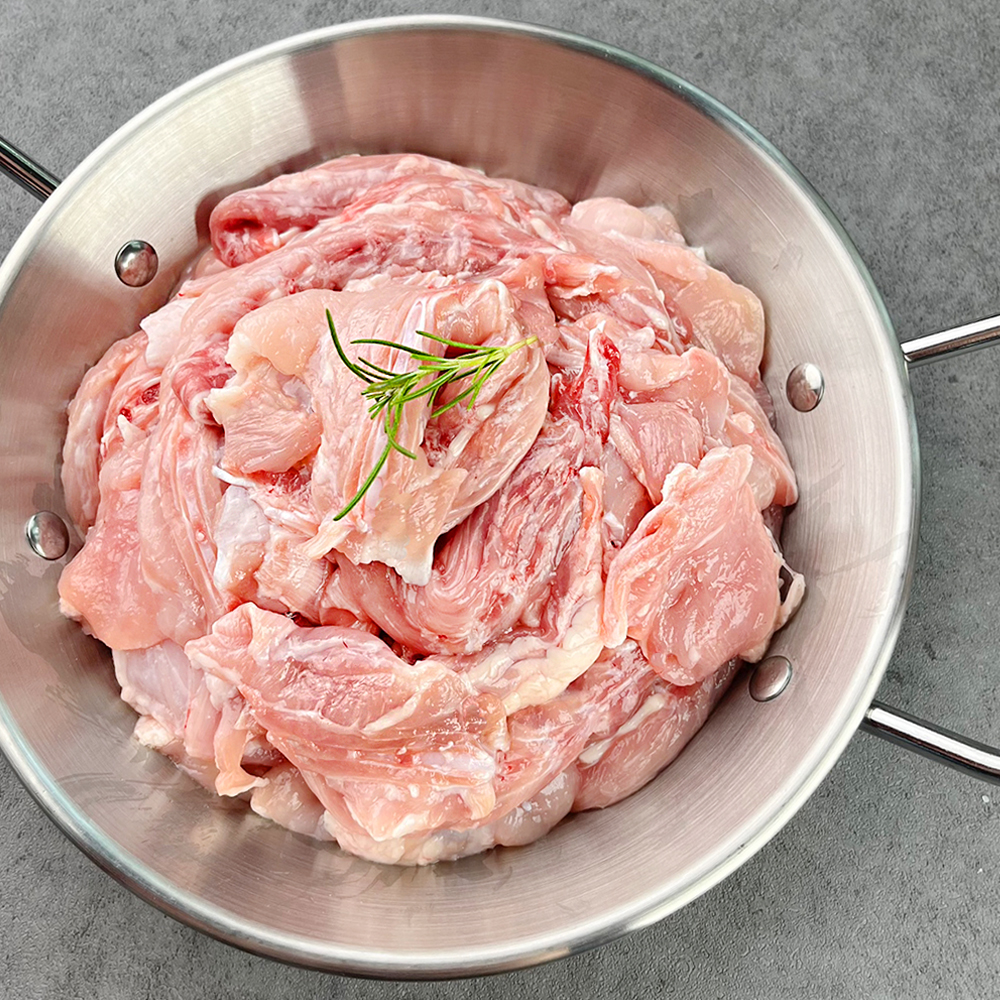 [모던푸드] 국내산 쫄깃한 특수부위 냉동 닭목살 1KG+1KG(냉동)