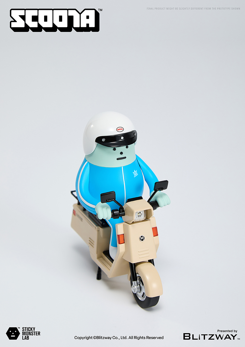 SML VEHICLE MMC SCOOTA 몬스터 스쿠터 (S) 스티키몬스터랩 비히클 시리즈 논 스케일 BW-NS-50601