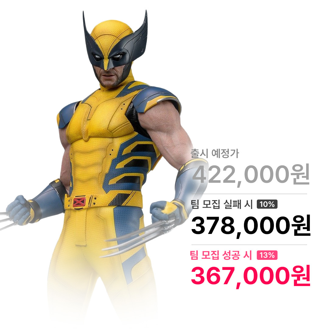 데드풀과 울버린 : 울버린 1/6 스케일 MMS753 핫토이 Hottoys