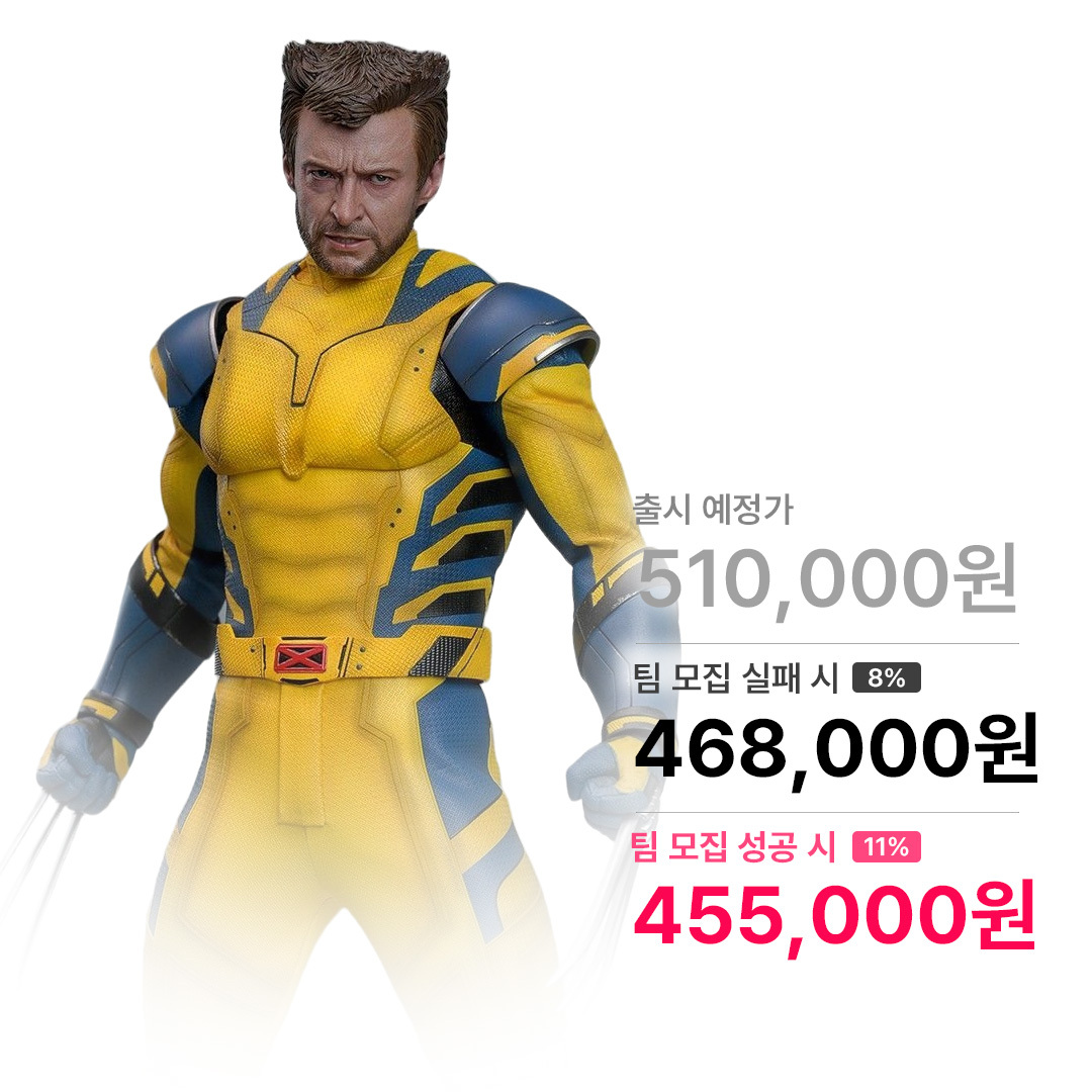 데드풀과 울버린 : 울버린 디럭스 버전 1/6 스케일 MMS754 핫토이 Hottoys