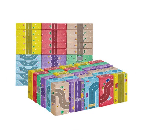(KR)튼튼 종이벽돌블럭2종 60pcs
