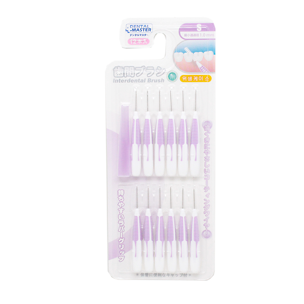 덴탈마스터 치간칫솔 i형 S 1.0mm 12개입