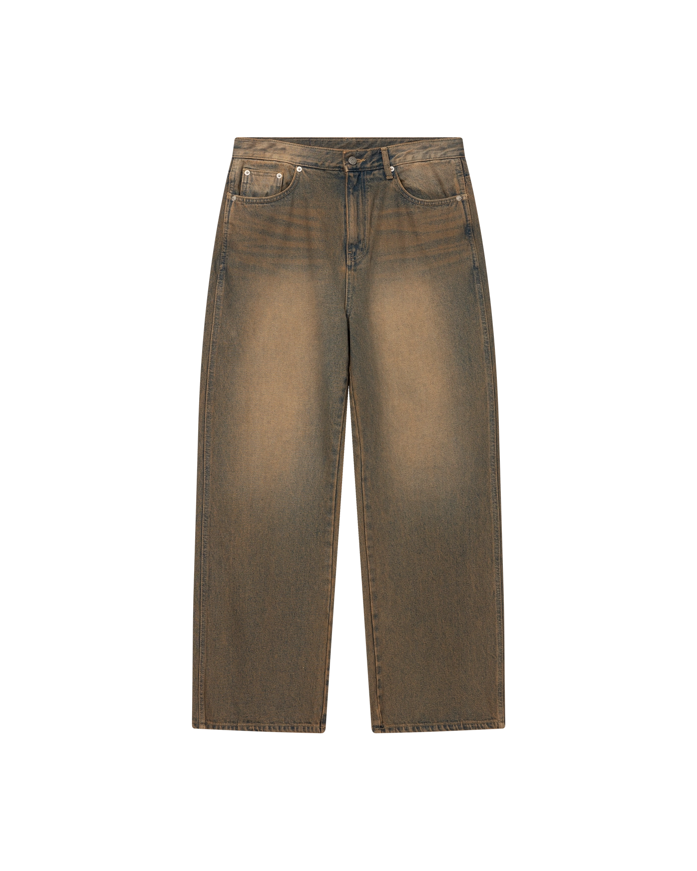 AAKAM Washed Western Pocket Denim Pants