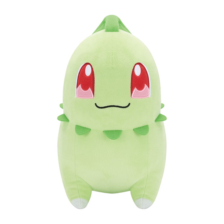 포켓몬스터 MOFUGUTTO SUPER BIG 봉제인형 COLOR SELECTION (green) 치코리타