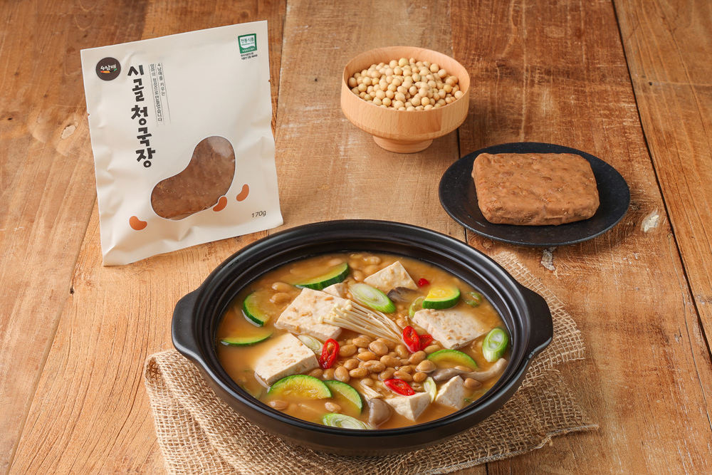 [황수연전통식품] 4남매찌개용청국장 170g×6  황토방에서 띄운