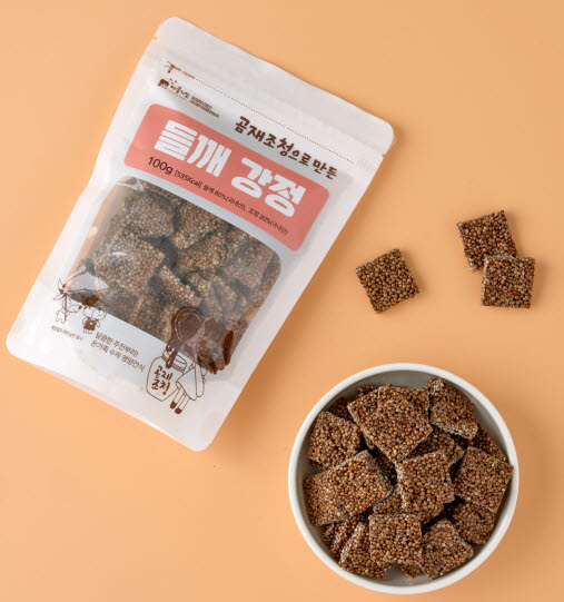 [웅치마을영농회] 곰재조청으로만든 들깨강정100g*4