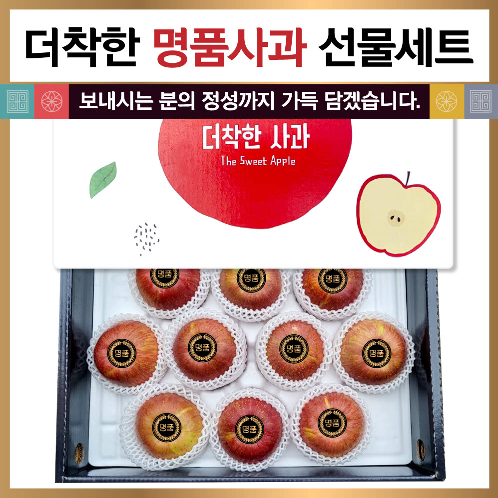 [더착한] 명품 사과 2호 선물 세트 (특 11과-13과)