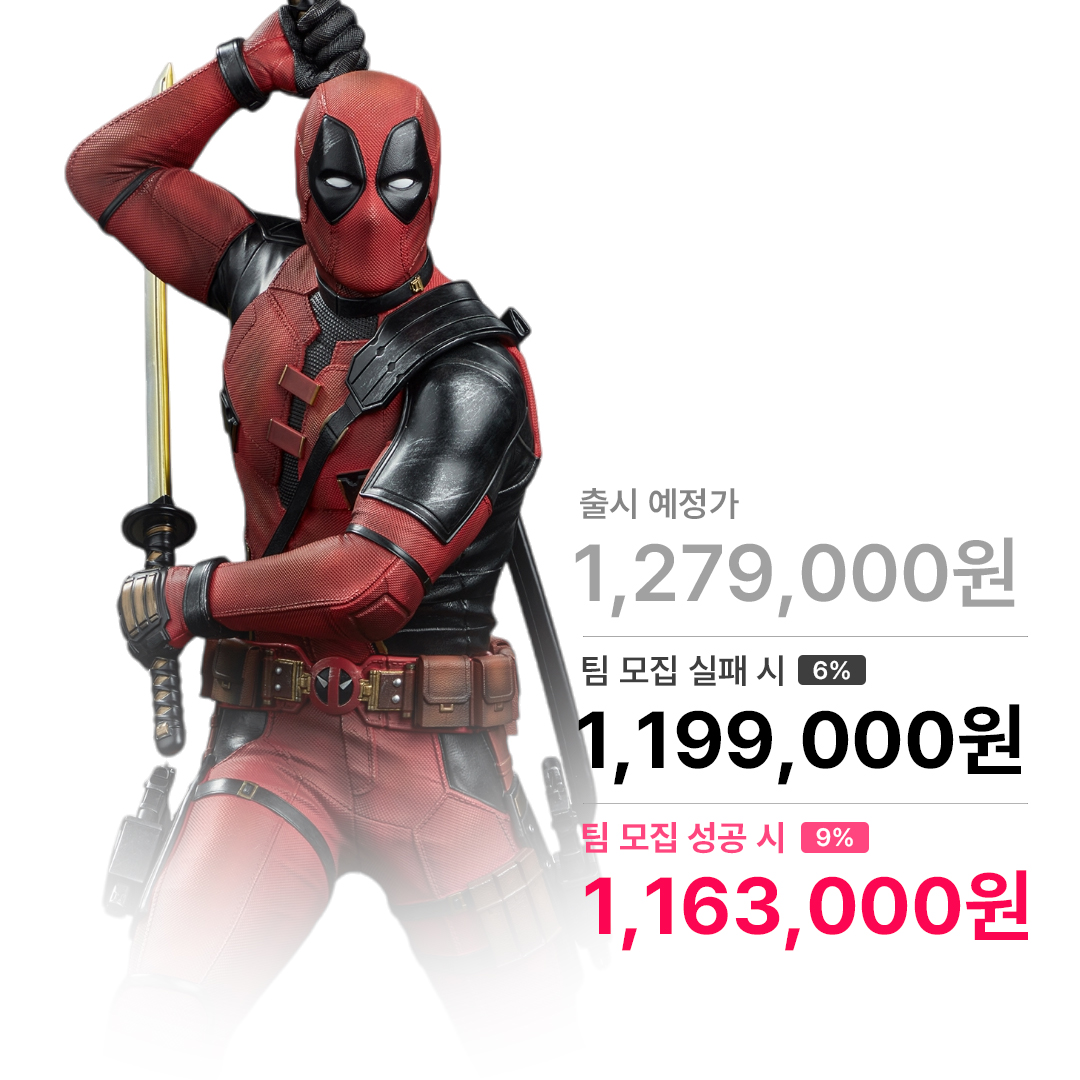 데드풀과 울버린 - 데드풀 레거시 레플리카 1/4 스케일 아이언스튜디오 IronStudios