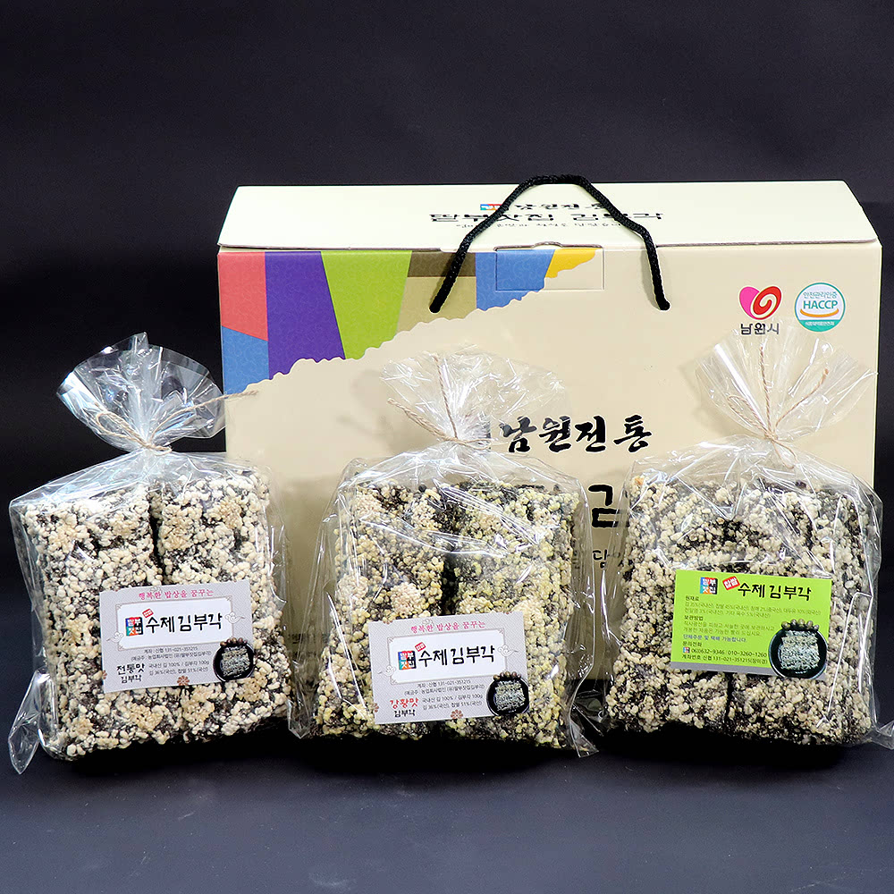 [딸부잣집김부각] 딸부잣집김부각 선물세트 100g x 5ea