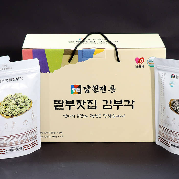 [딸부잣집김부각] 딸부잣집김부각 선물세트 50g x 6ea