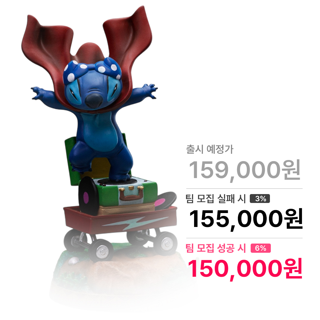 릴로 &amp; 스티치 - 스티치 런드리 아트스케일 1/10 스케일 아이언스튜디오 IronStudios