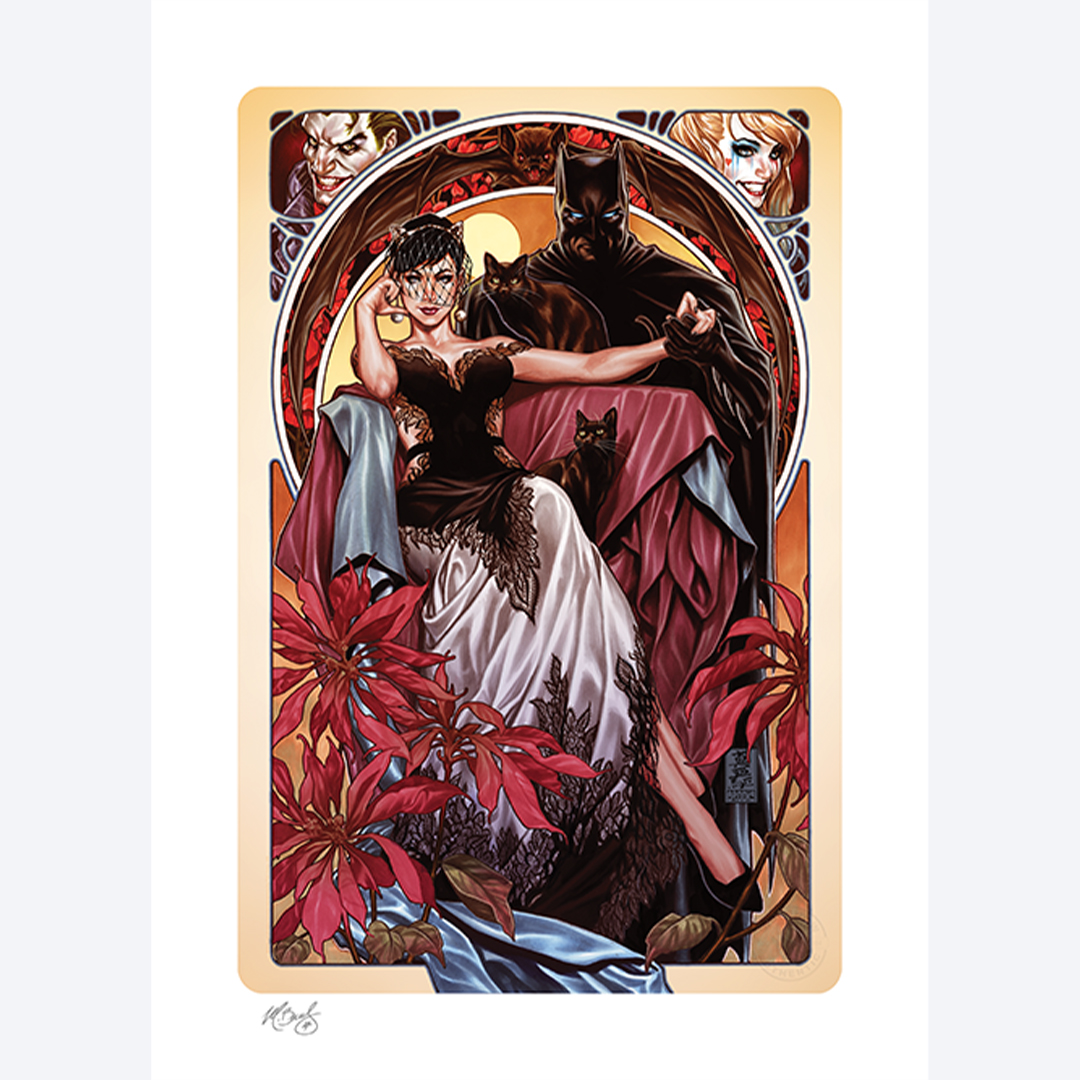 배트맨 &amp; 캣우먼 500959U 사이드쇼 아트프린트 Sideshow Artprint