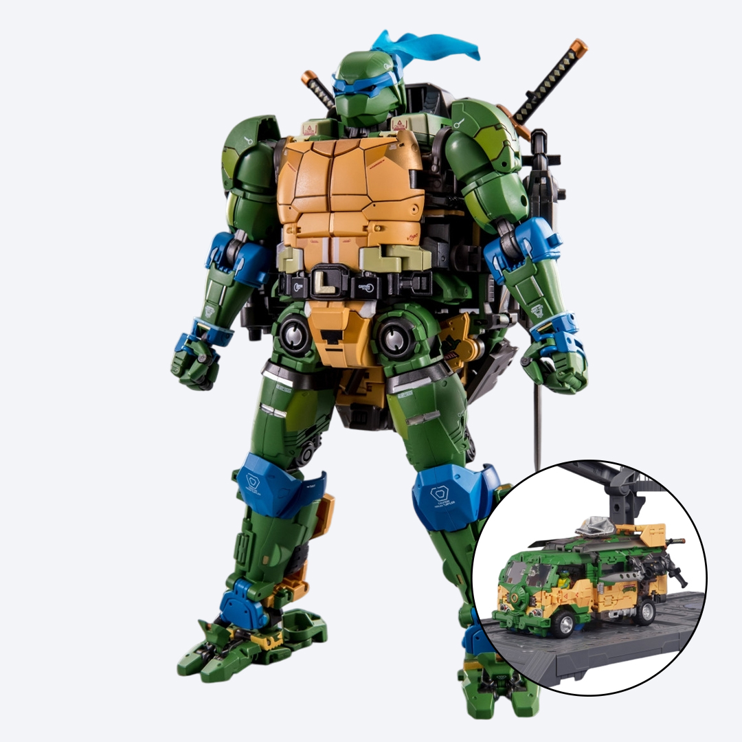 메카 닌자거북이 레오나르도 TMNT-01T 변신 합금 완성품 히트보이즈 Heatboys