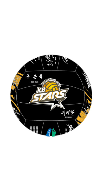 KB STARS 2024-25시즌 사인볼