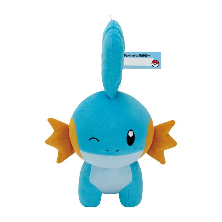 포켓몬스터 보송보송 봉제인형 Hello Partner 물짱이