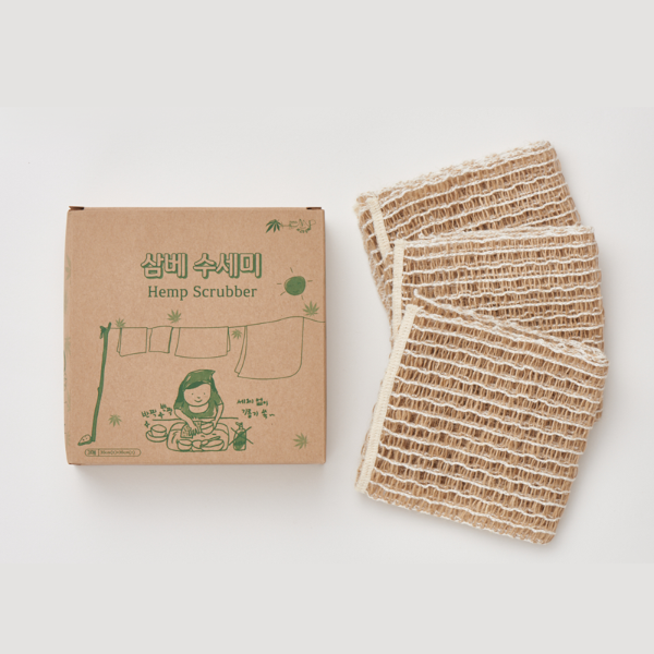 예고은 삼베 수세미 3개 세트 4종 택1