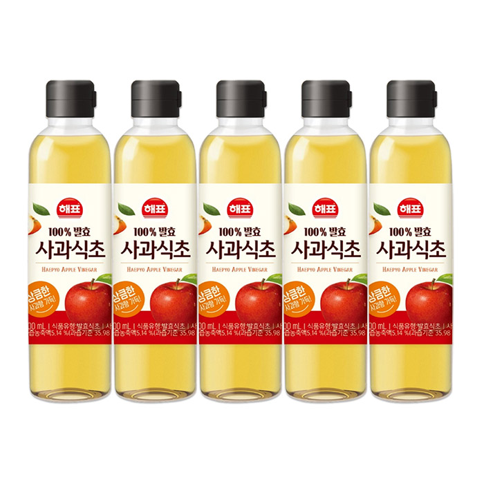사과식초 500ml x 5개