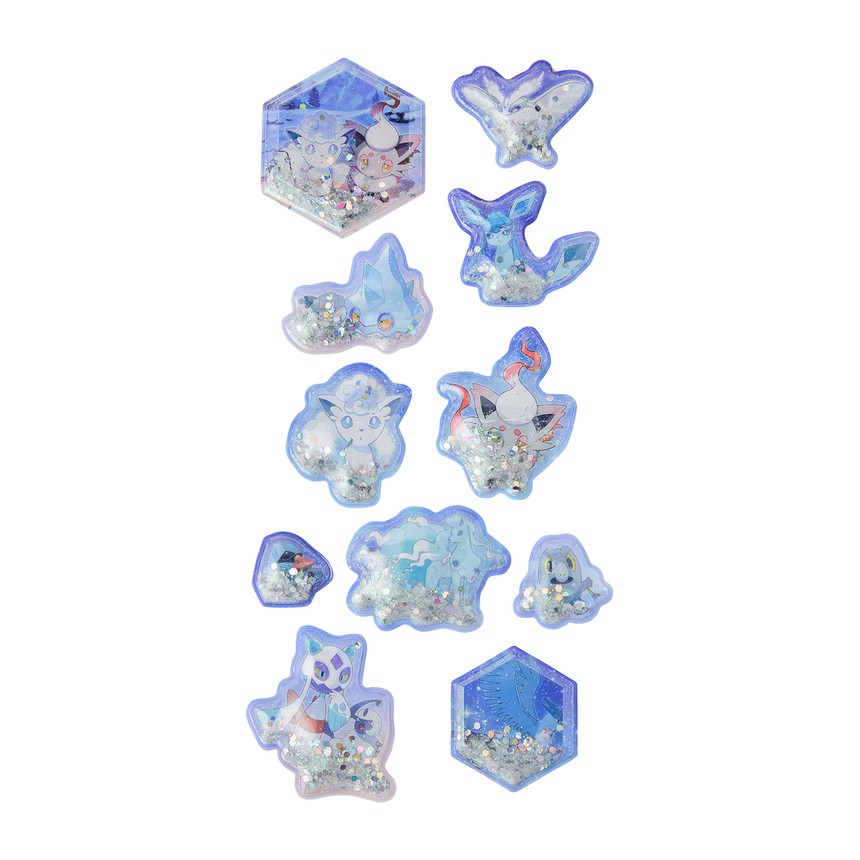 포켓몬센터 캡슐 스티커 Snowy Gathering