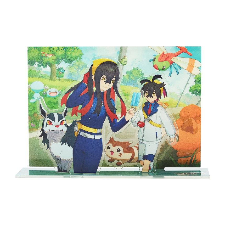 포켓몬센터 디오라마 아크릴 스탠드 POKEMON TRAINERS (북신의 고장)