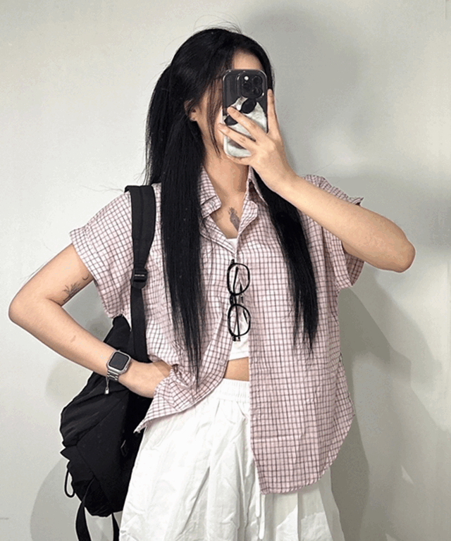 250605_gif_체크 반팔 셔츠 롤업 남방 T108.gif