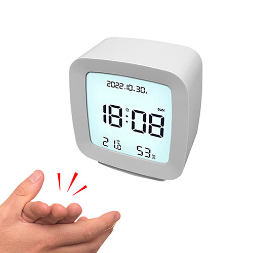 레트로 LCD 보이스컨트롤 탁상시계