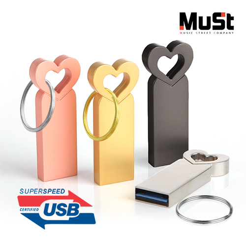 뮤스트 메가하트 USB 3.0 메모리 (16GB,32GB,64GB,128GB,256GB)
