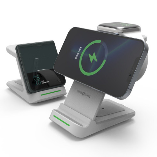 3in1 고속 무선충전기 SKMW-M31 아이폰, 애플워치, 갤럭시충전기