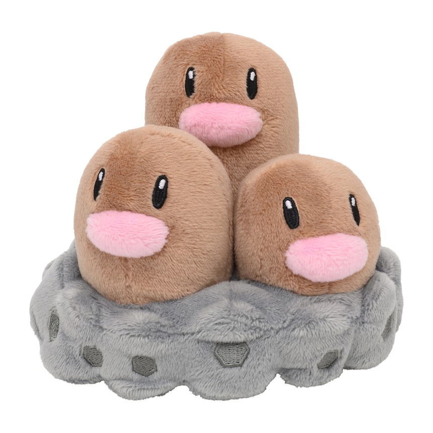 포켓몬센터 봉제인형 Pokemon fit 닥트리오