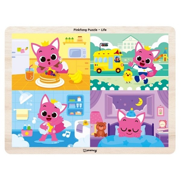 (PD)핑크퐁원목핑크퐁의하루(24pcs)