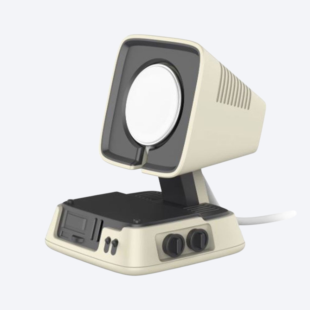KAi디자인 1978 JVC 레트로 TV 3D프린팅 애플워치 충전독