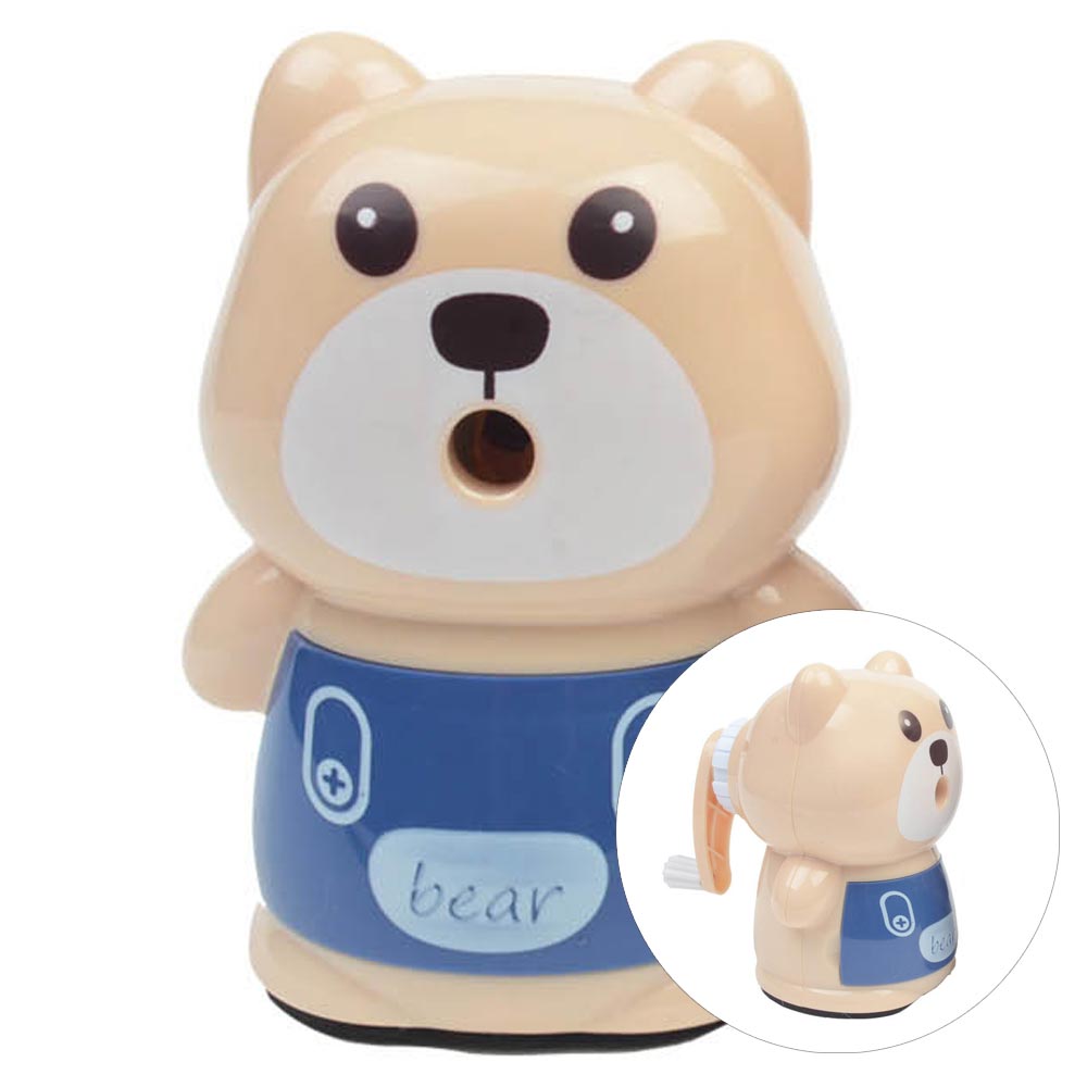 멜빵 바지 곰 연필깎이 1p 연필깍이