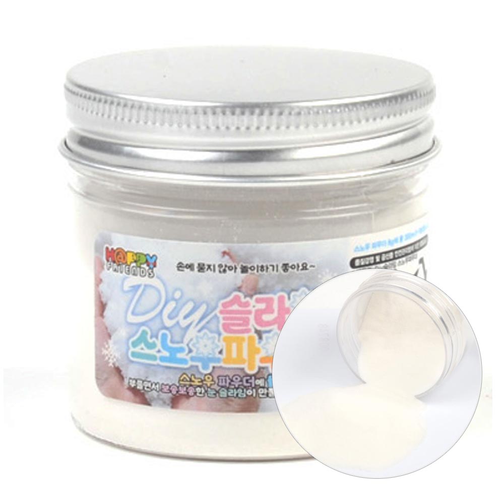DIY 슬라임 스노우 파우더 1p  핸드토이 스트레스해소