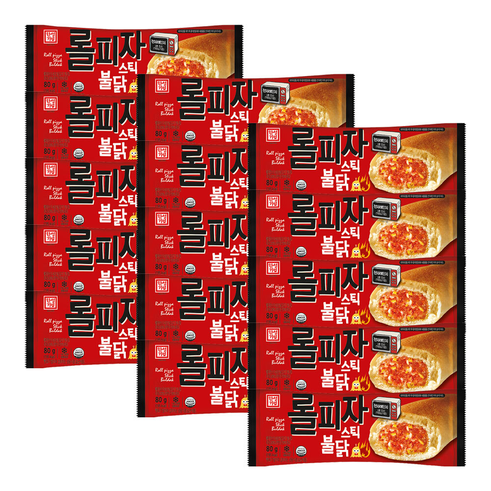 한성기업 롤피자스틱 불닭 80g X 15개