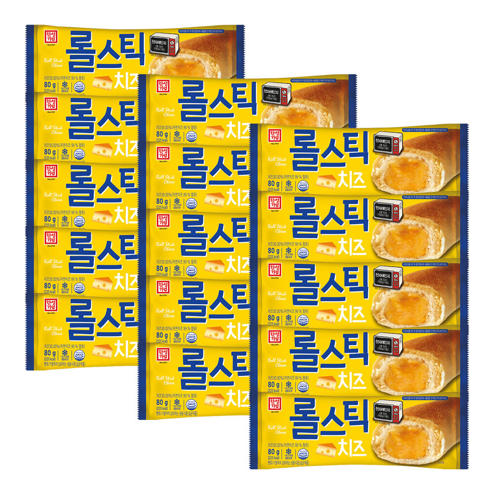 한성기업 롤피자스틱 치즈 80g X 15개